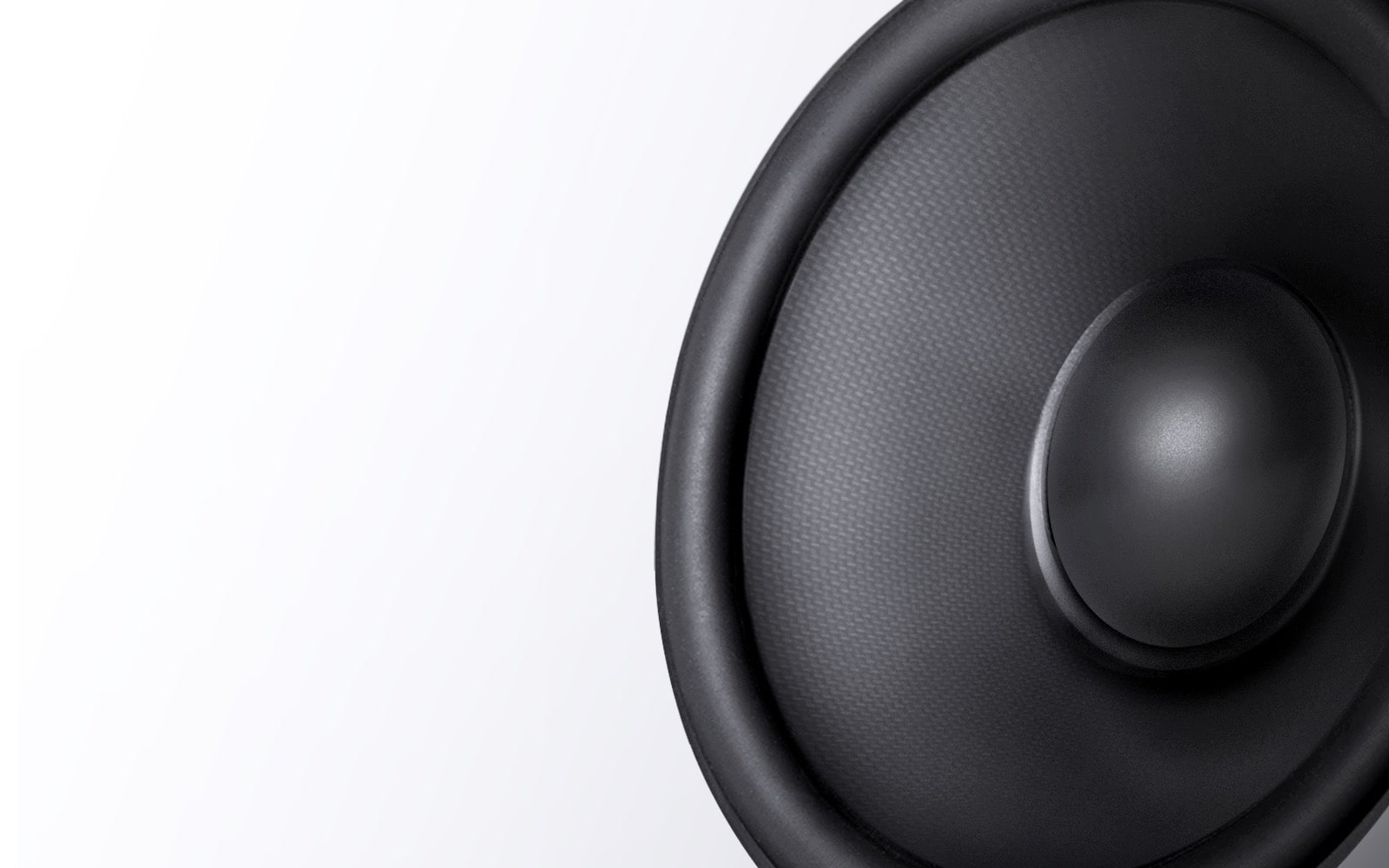 Woofer de carbono para un sonido de alta fidelidad1