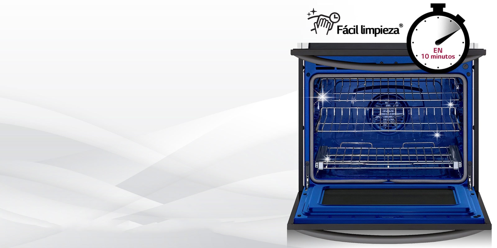 En 10 minutos. 1 horno impecable<br>1