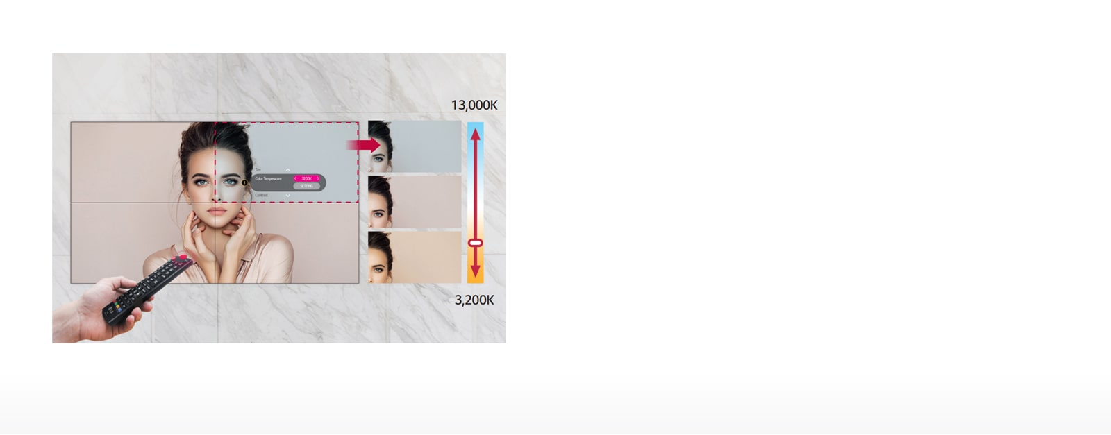 Ajuste de color sencillo<br>1