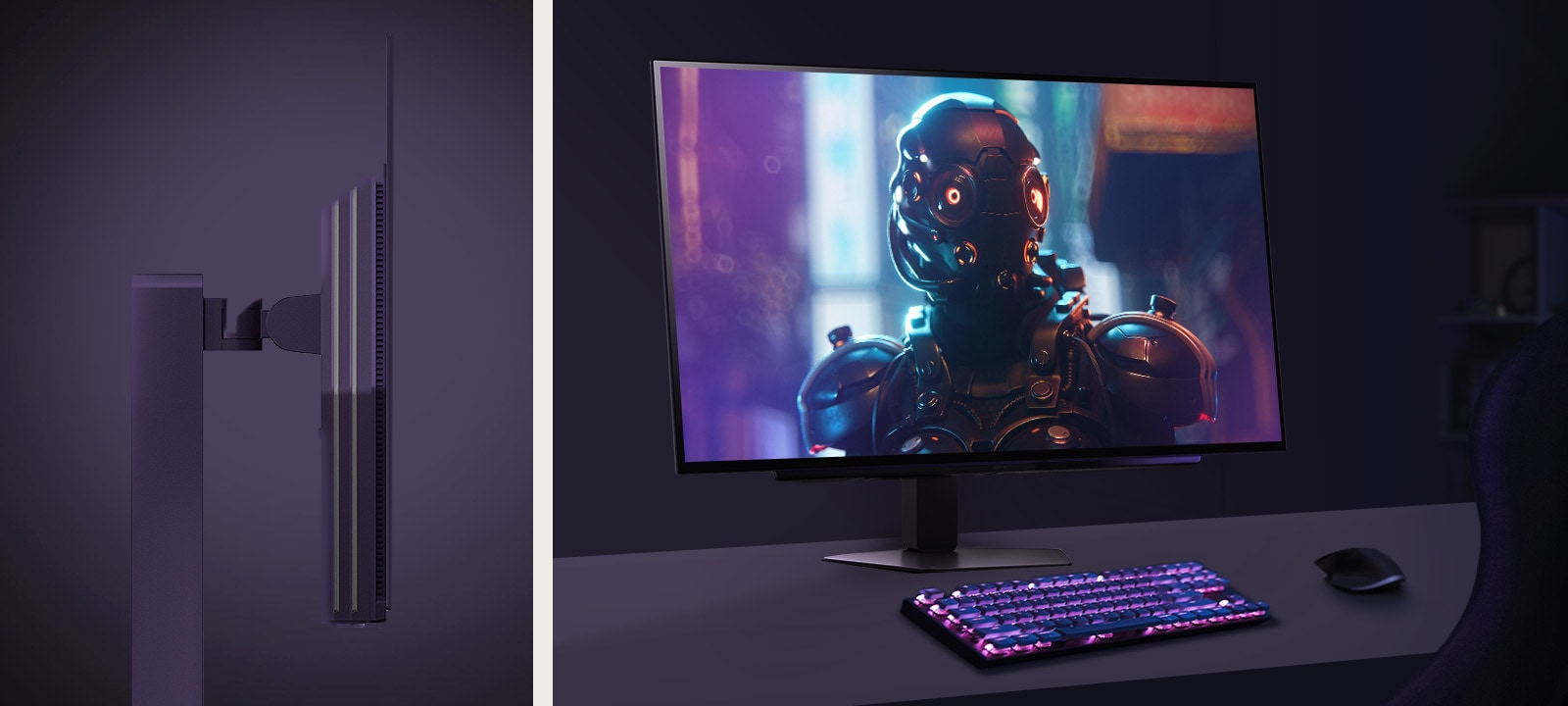 Gamer centric design.