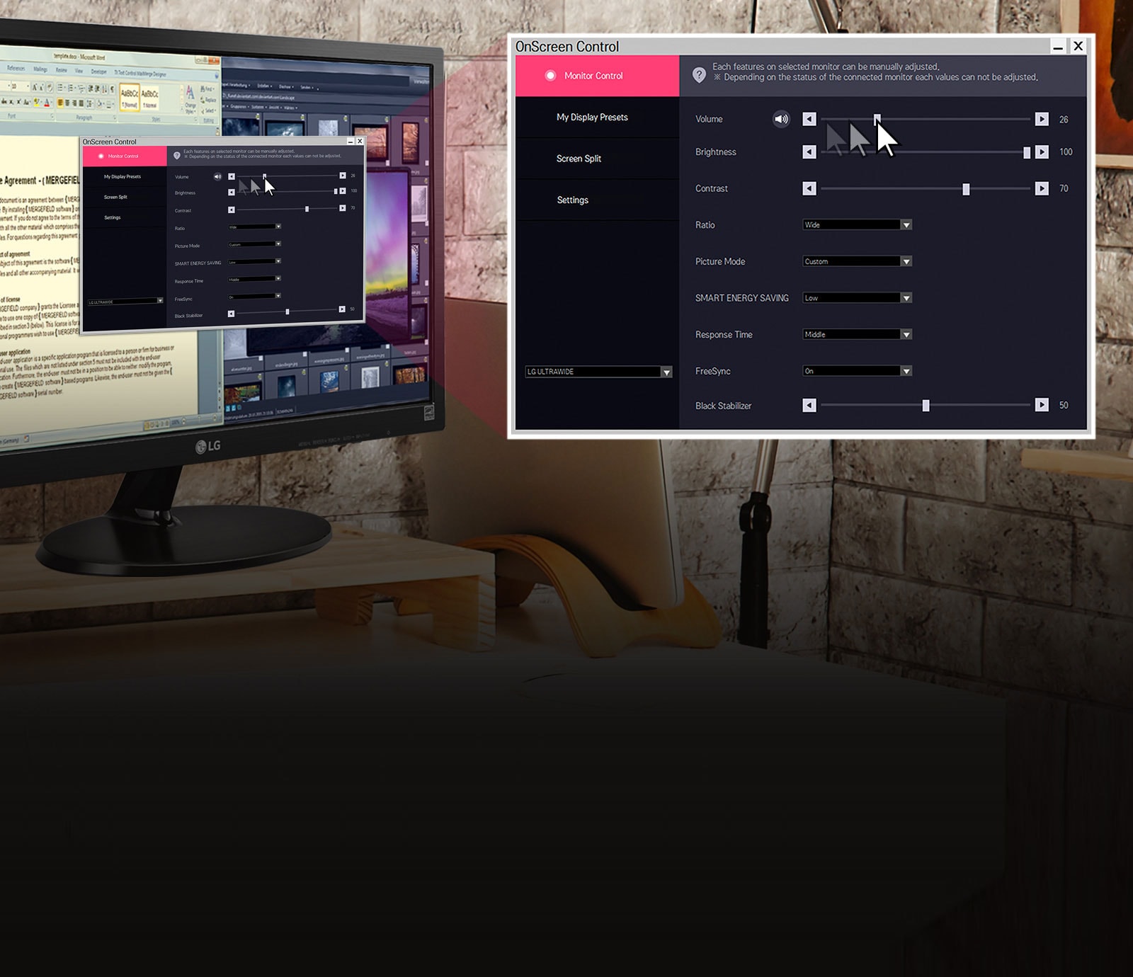 Preestablece opciones personalizadas con un solo click