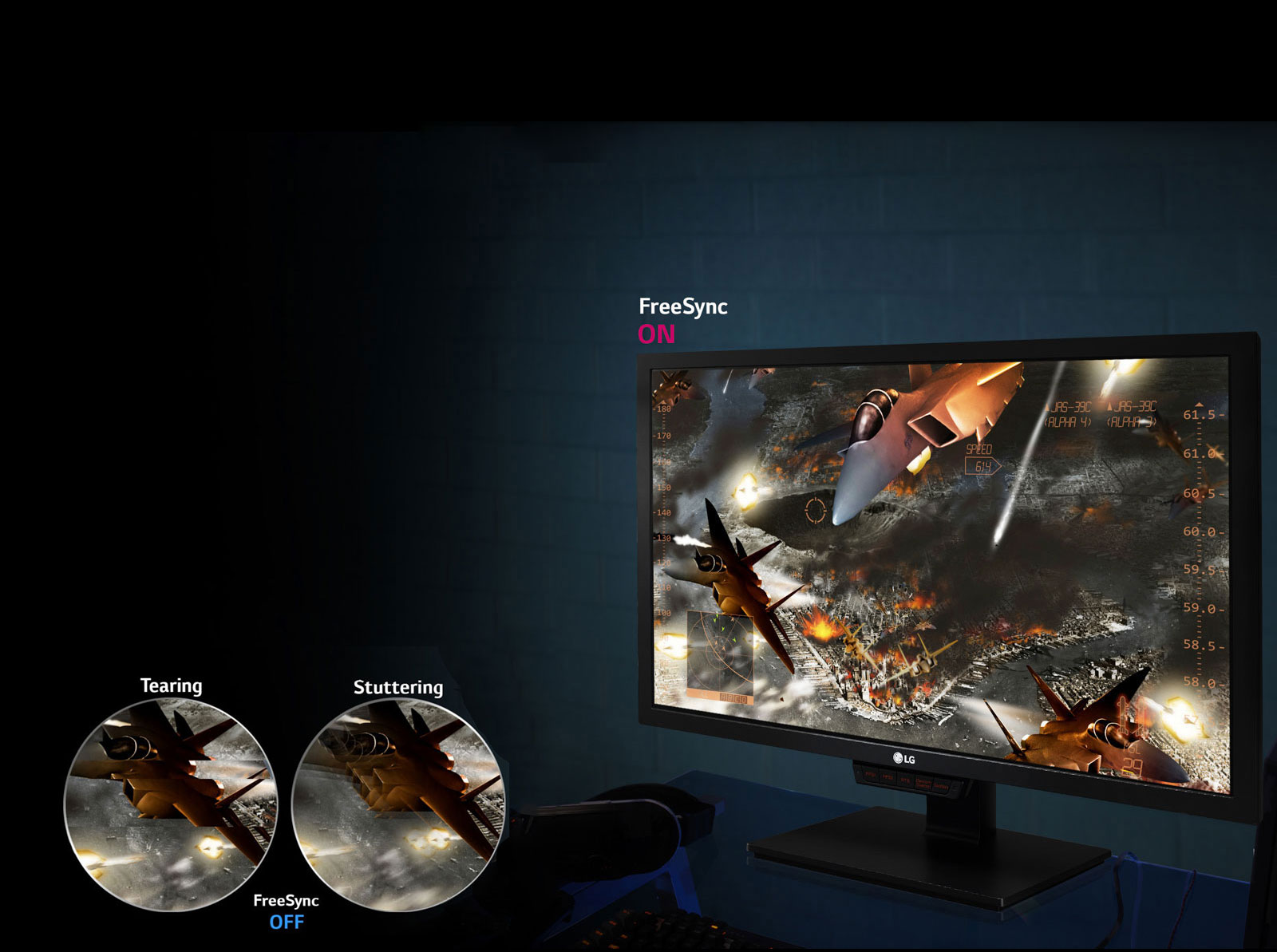 Juego fluido: AMD FreeSync<sup>TM</sup><br>1