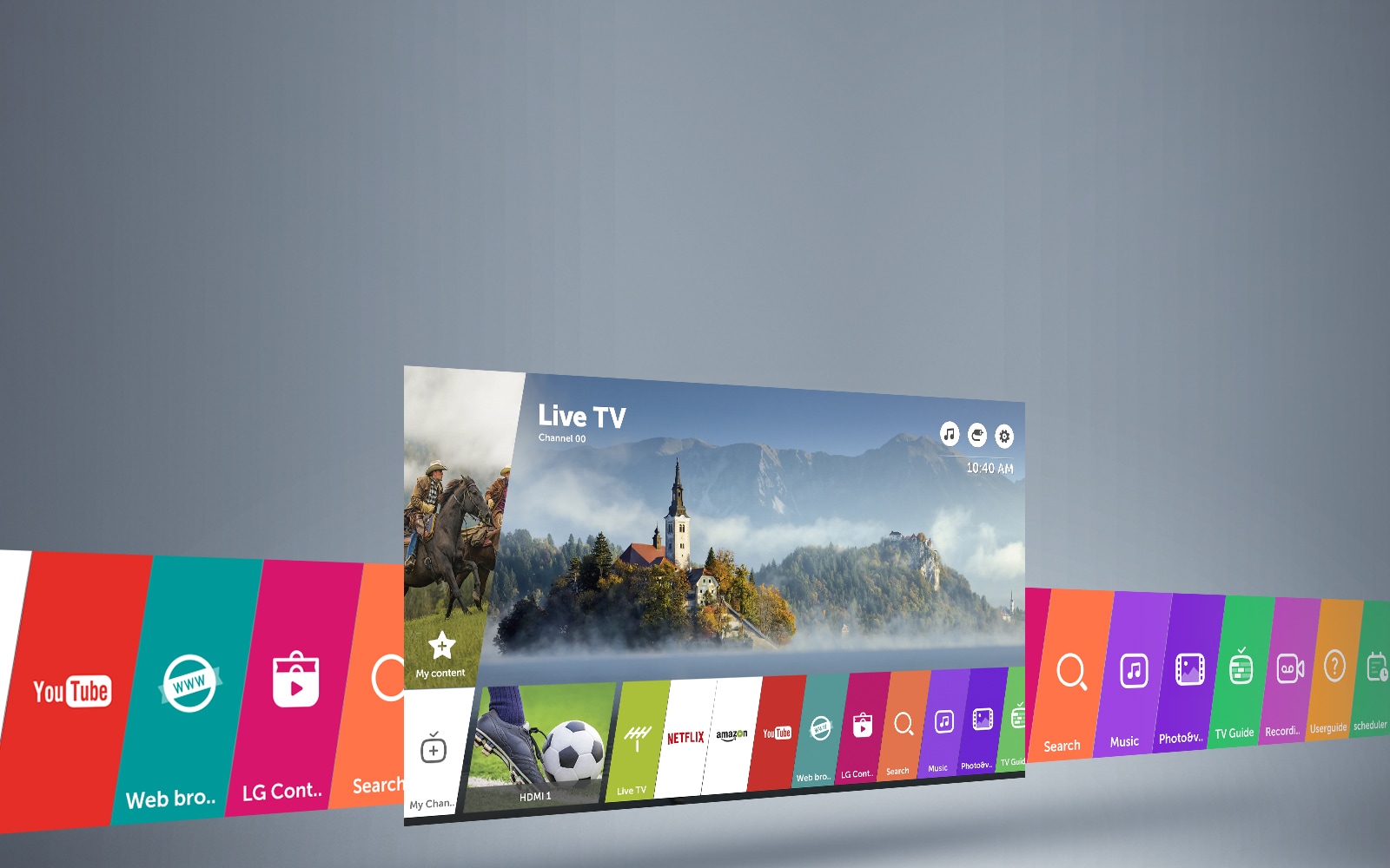 webOS 3.5 Smart TV<br>1