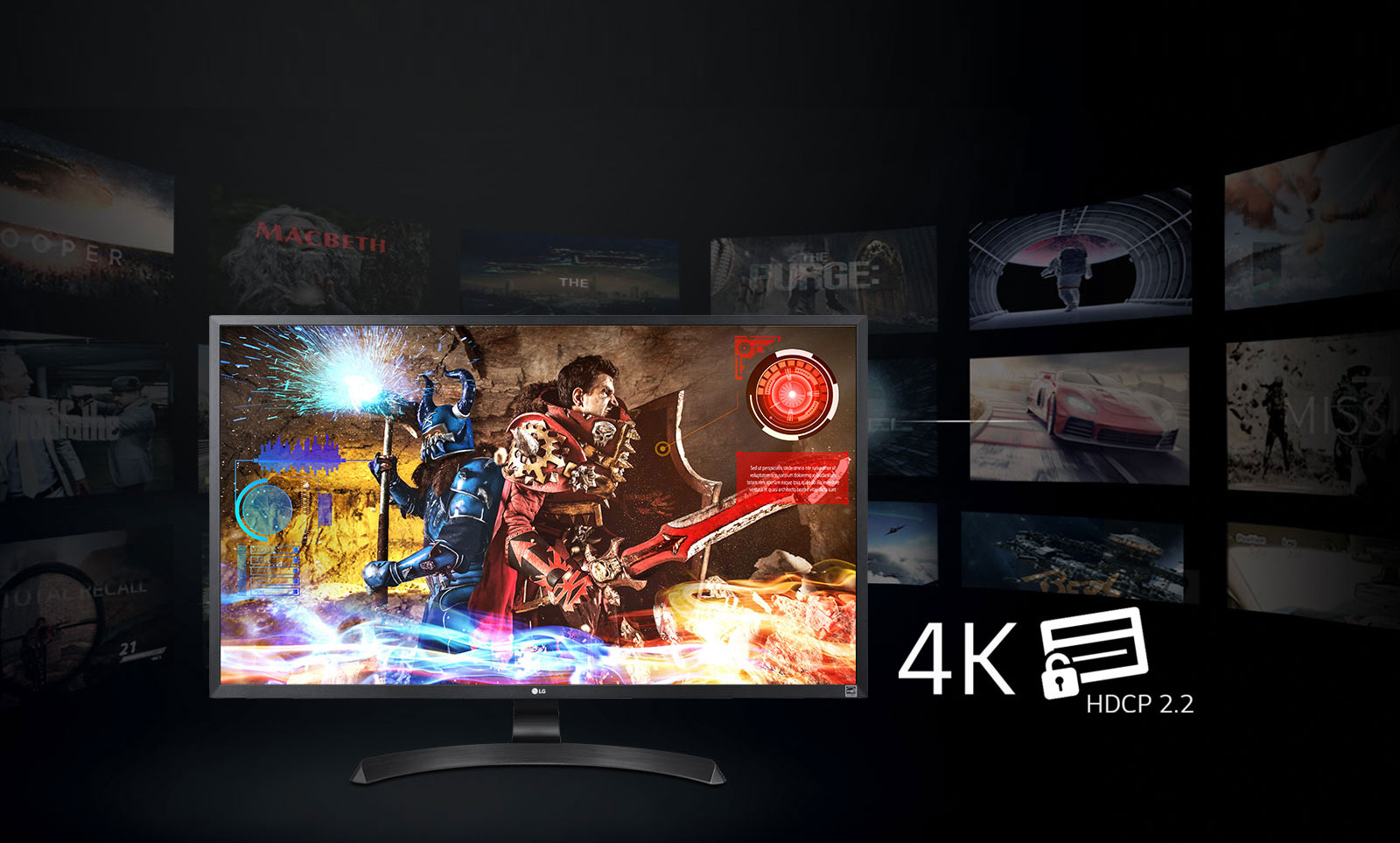 Compatible HDCP 2.2 1