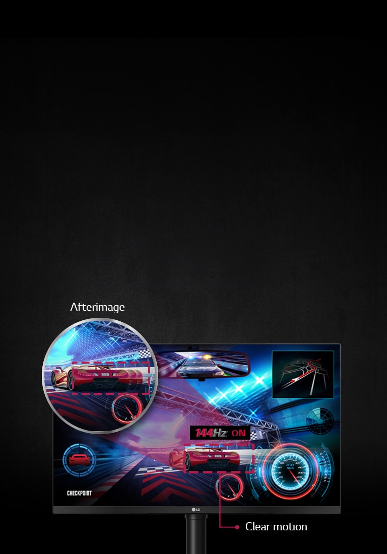 Frecuencia de actualización de 144 Hz<br>2