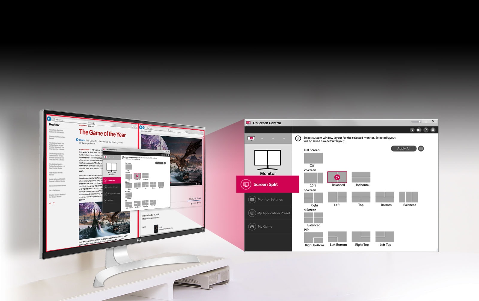 Pantalla dividida<br>1