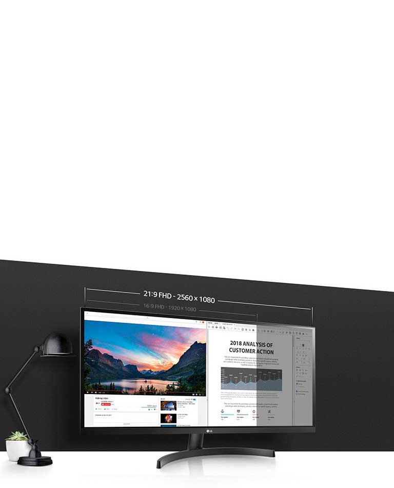 Pantalla UltraWide® 21:9<br>2