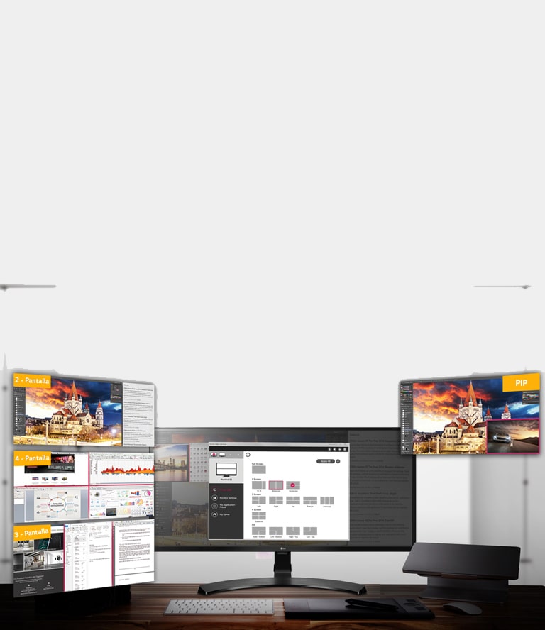 Versatilidad y rendimiento con Screen Split<br>2