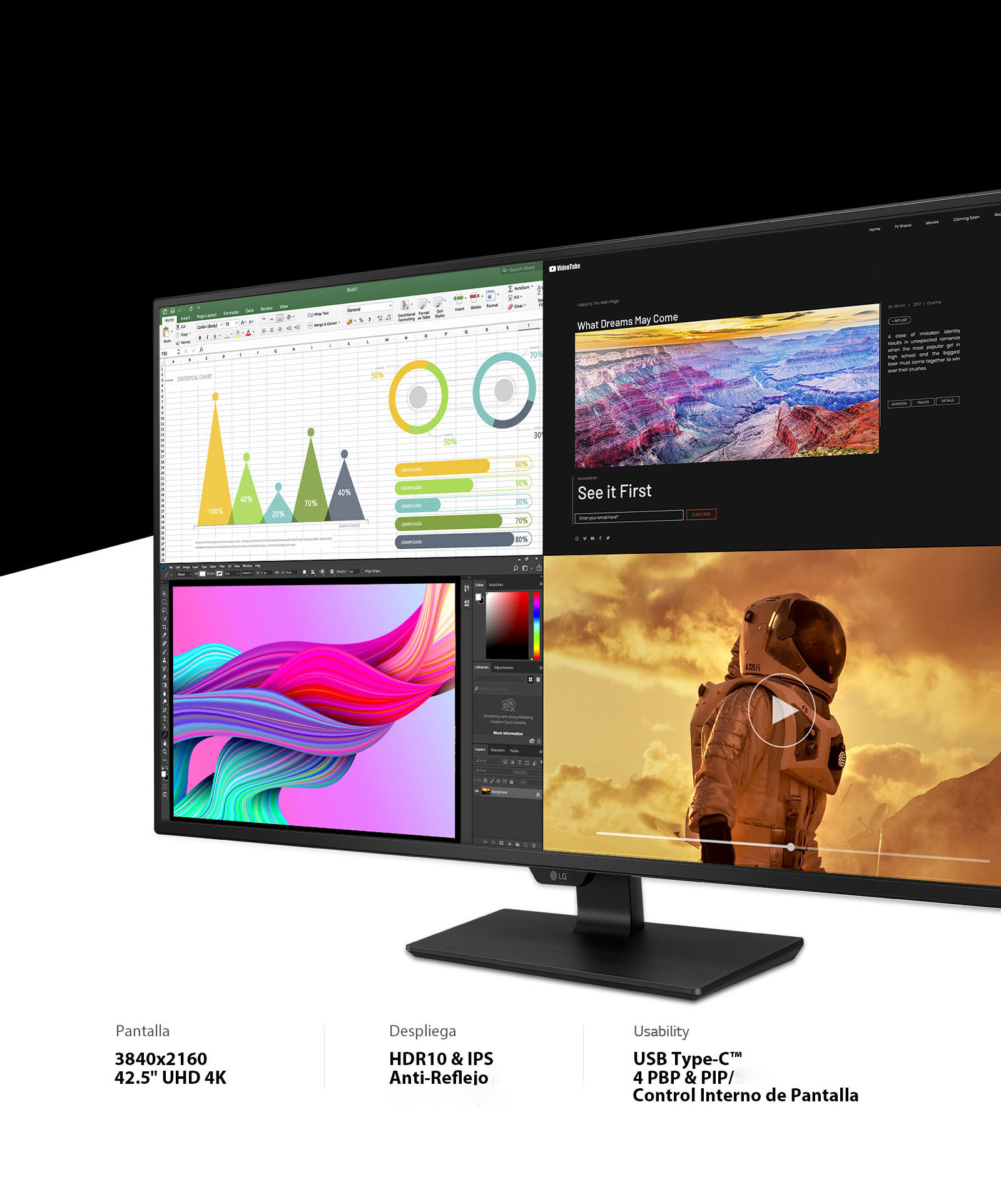 Masivo 4K adecuado para Uso Mixto1