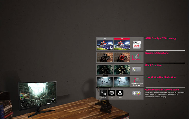 Personaliza el entorno de tus juegos<br>2