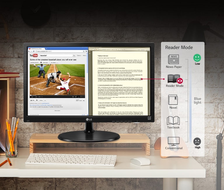 PROTEGE TU VISTA CON FLICKER SAFE Y MODO LECTURA