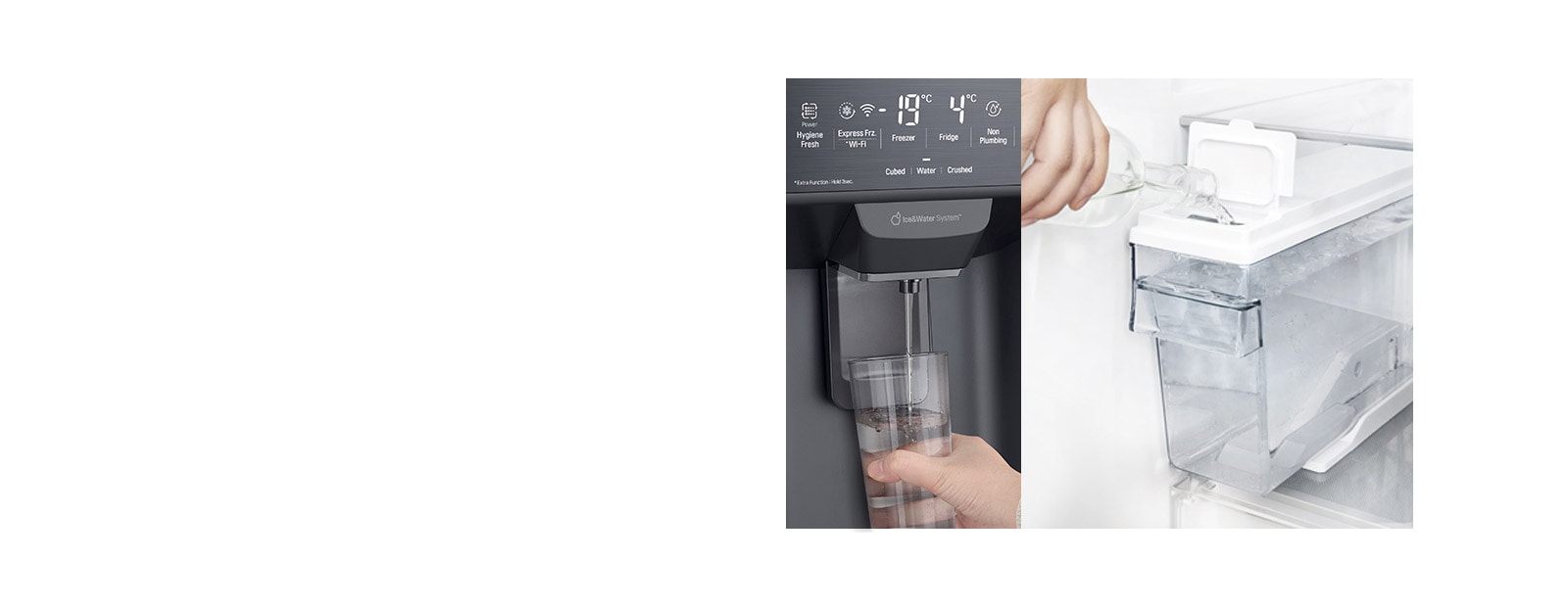 Dispensador de Agua y Hielo