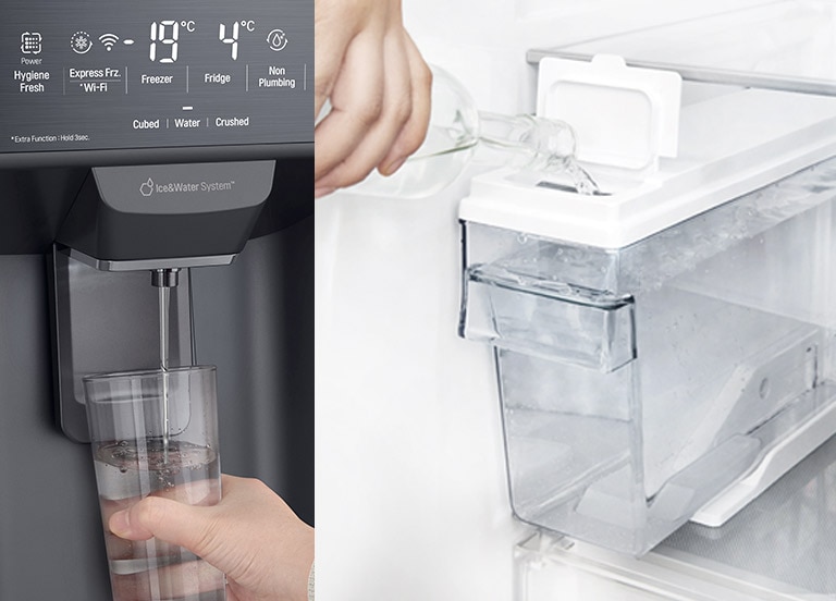 Dispensador de Agua y Hielo