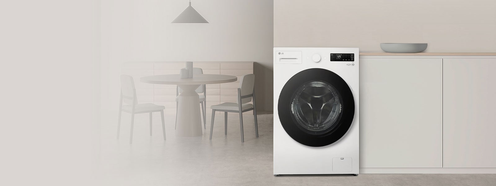 Se muestra la imagen del interior de la lavadora.