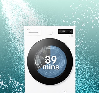 Muestra un lavado rápido con spray multidireccional.