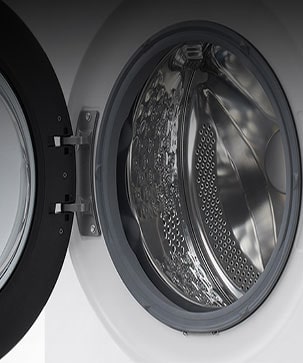 Muestra la imagen del interior de la lavadora