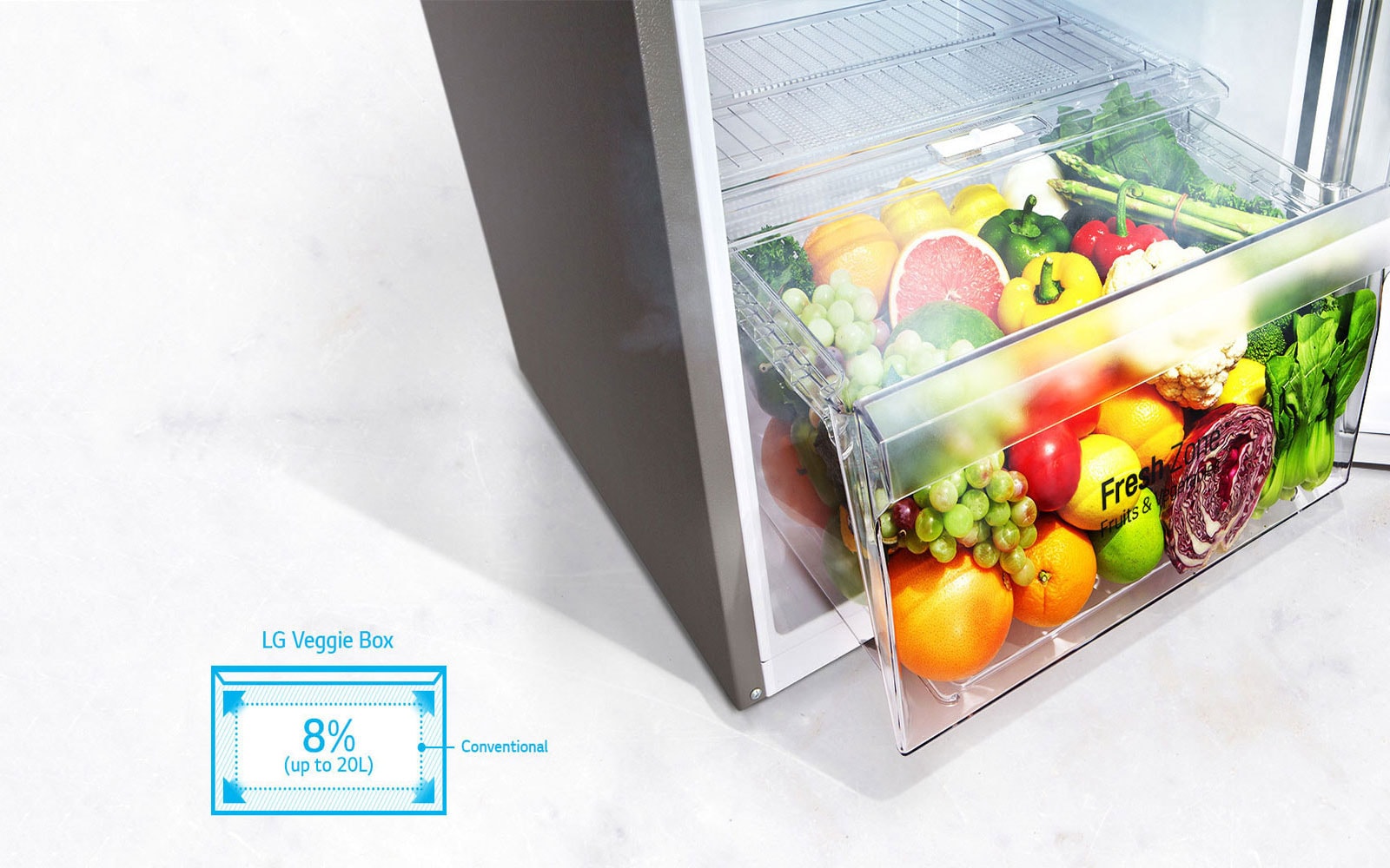 Cajón Grande <br>para Vegetales<br>1