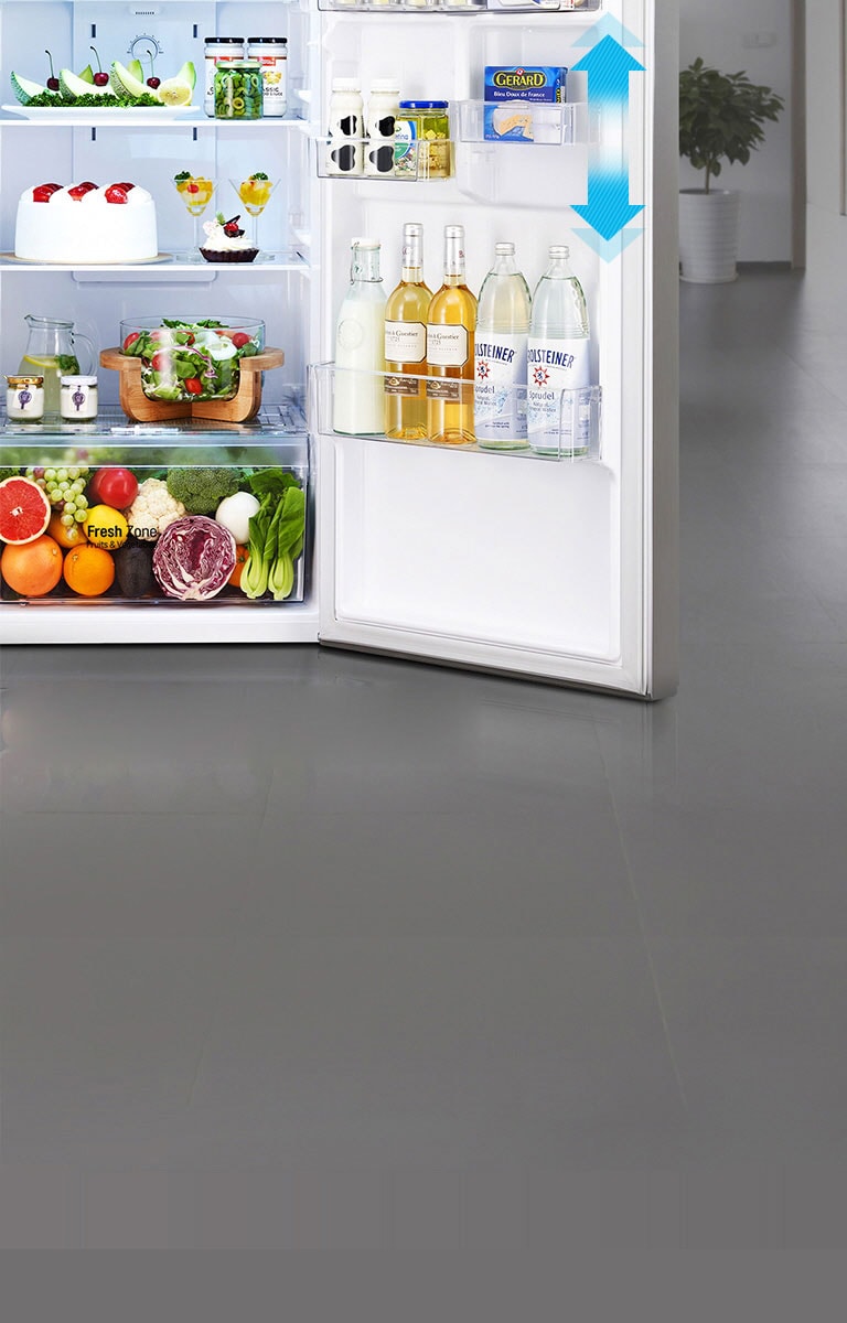 Compartimiento Ajustable en la Puerta2