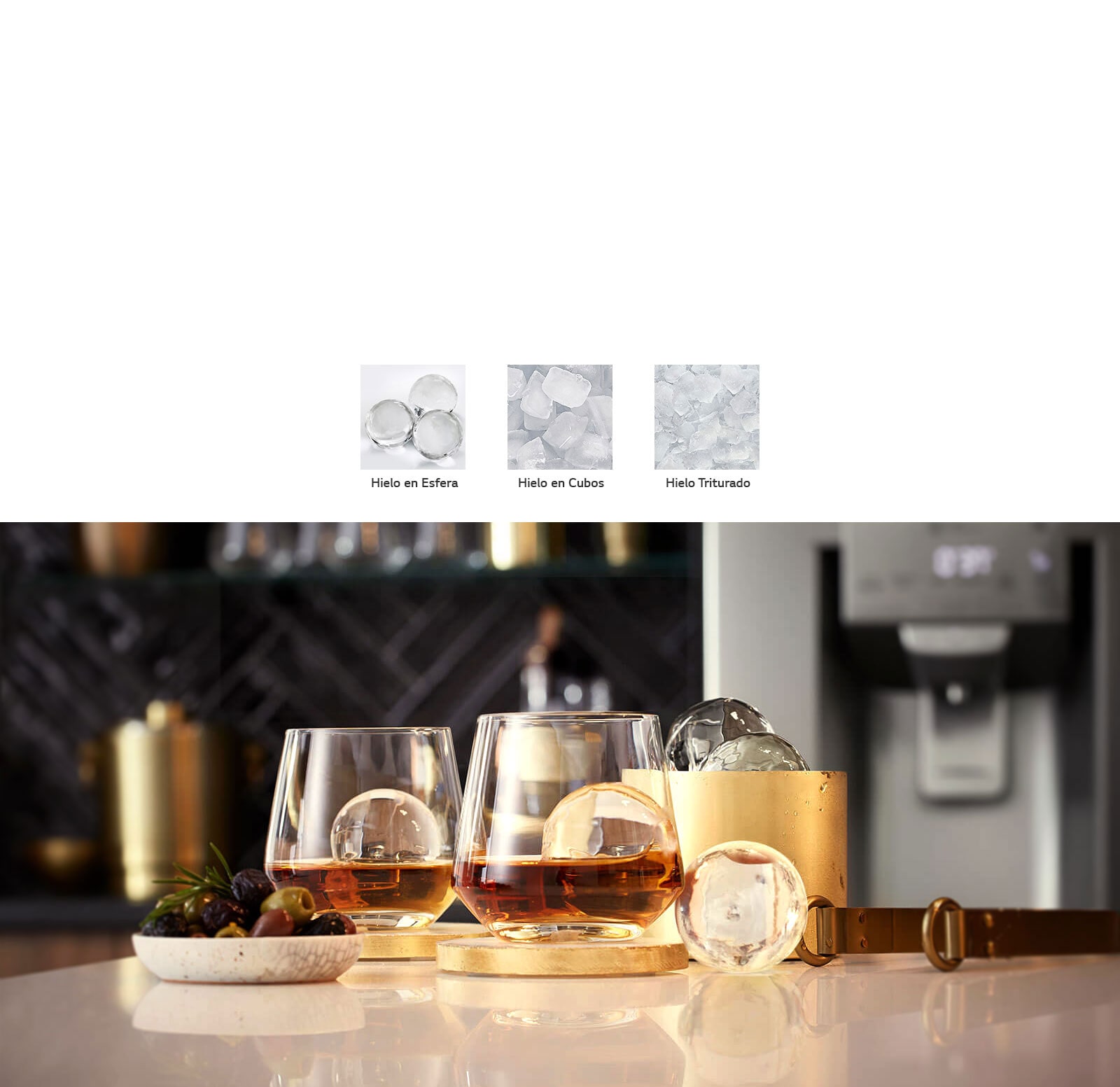 "Fábrica de Hielos Dual con Hielos en Esfera Craft Ice™  "