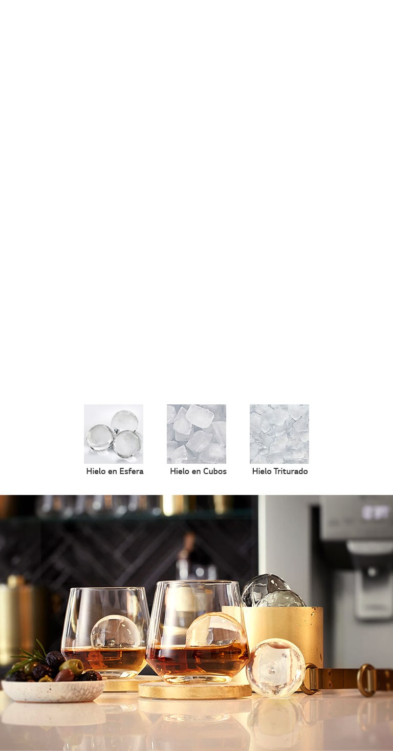 "Fábrica de Hielos Dual con Hielos en Esfera Craft Ice™  "