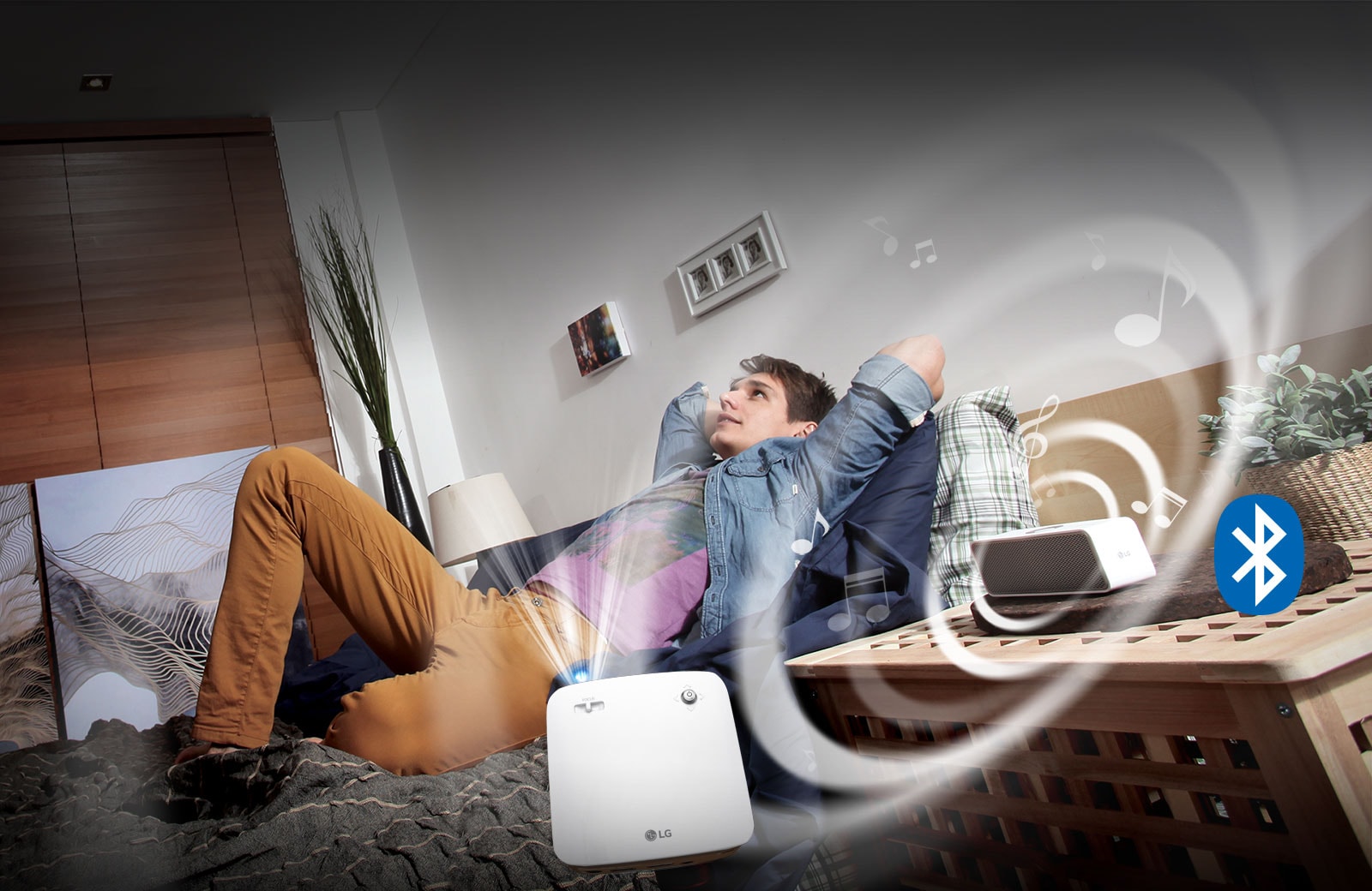 Sonido vía Bluetooth<br>1