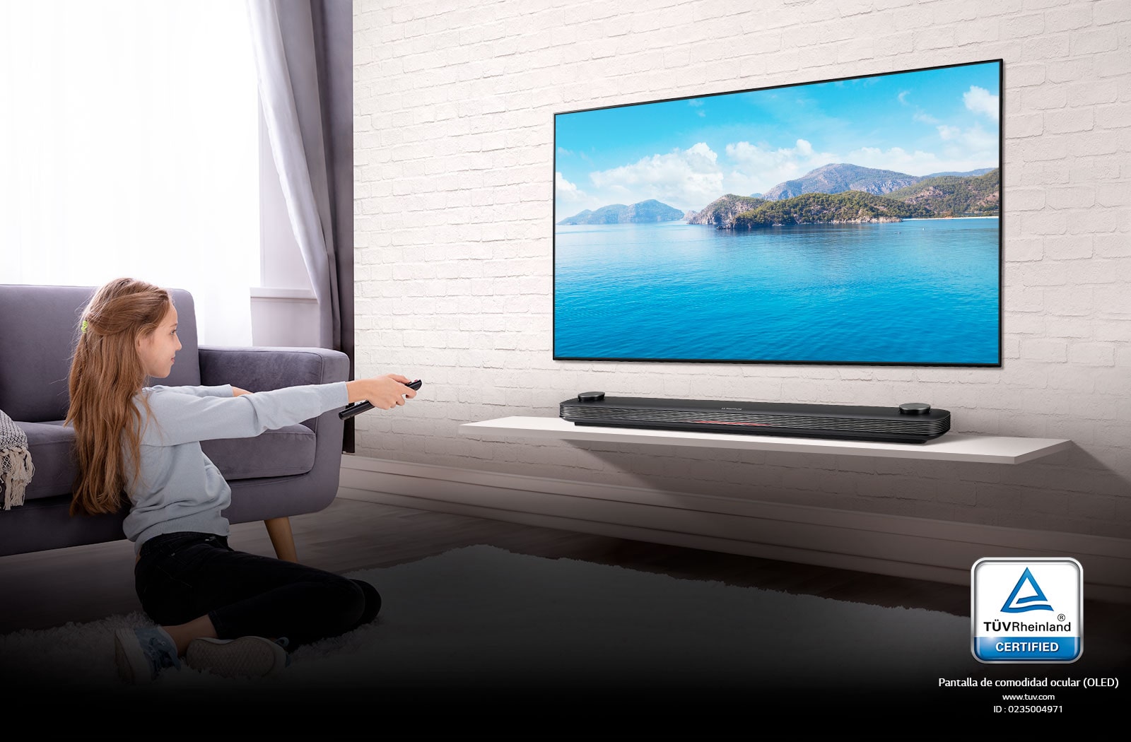 Mira en un OLED TV certificado por TÜV Rheinland1