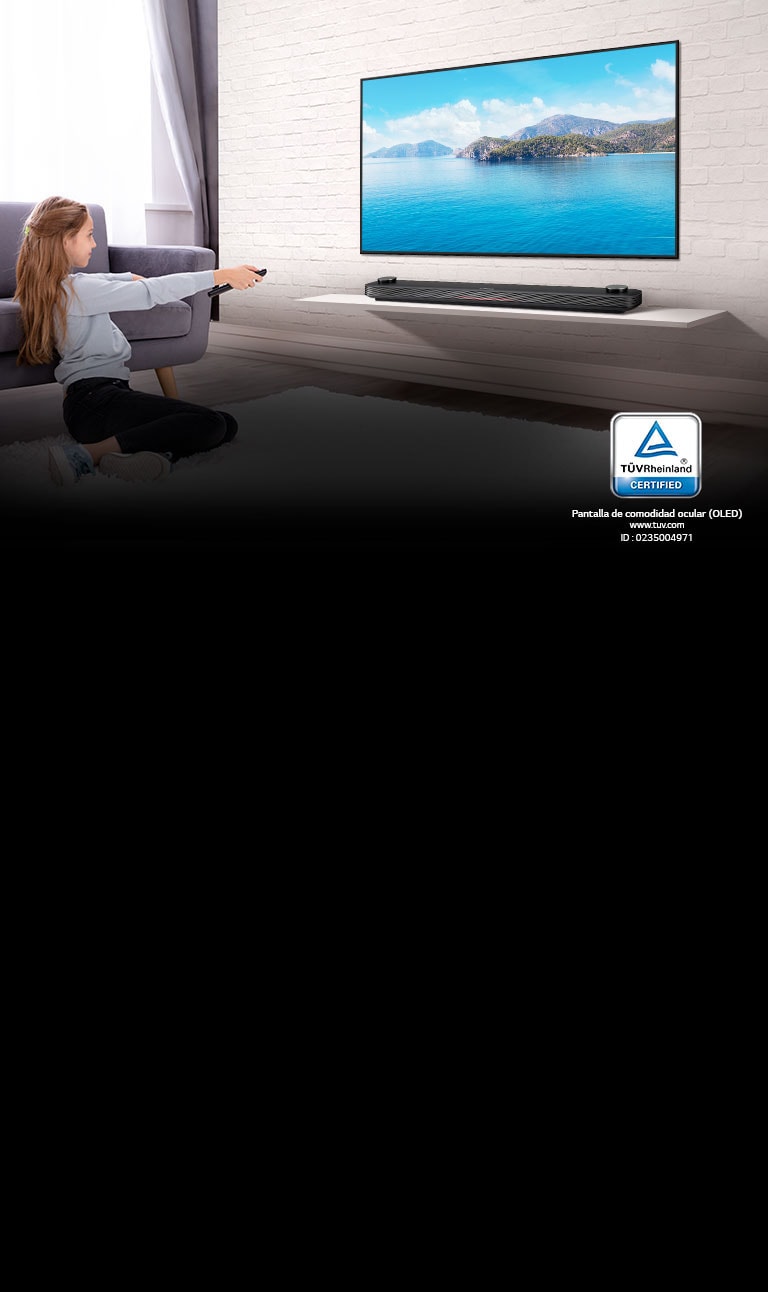 Mira en un OLED TV certificado por TÜV Rheinland2