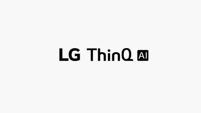 Esta tarjeta describe los comandos de voz. Se colocó el logotipo de LG ThinQ AI.