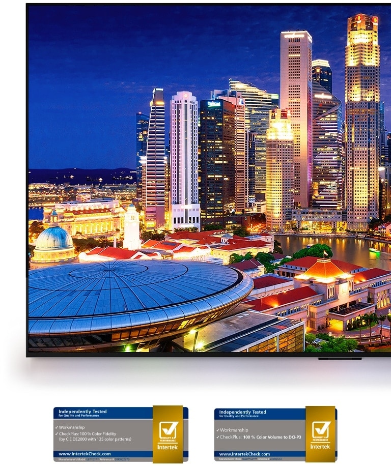 Una imagen que muestra una escena urbana bulliciosa al atardecer con colores llamativos y contrastes.