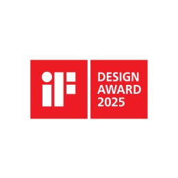 Logotipo de Ganadora de iF Design Award.