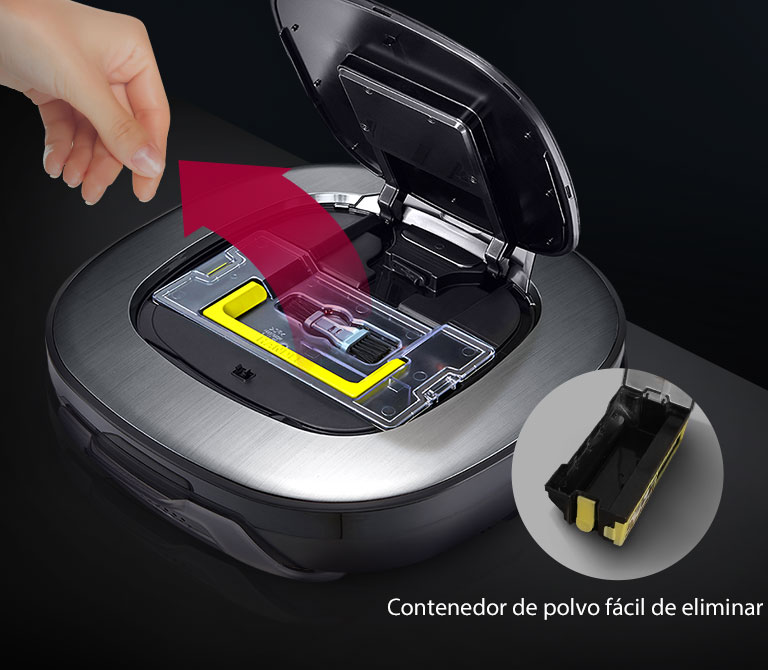 Contenedor de polvo fácil de eliminar<br>2