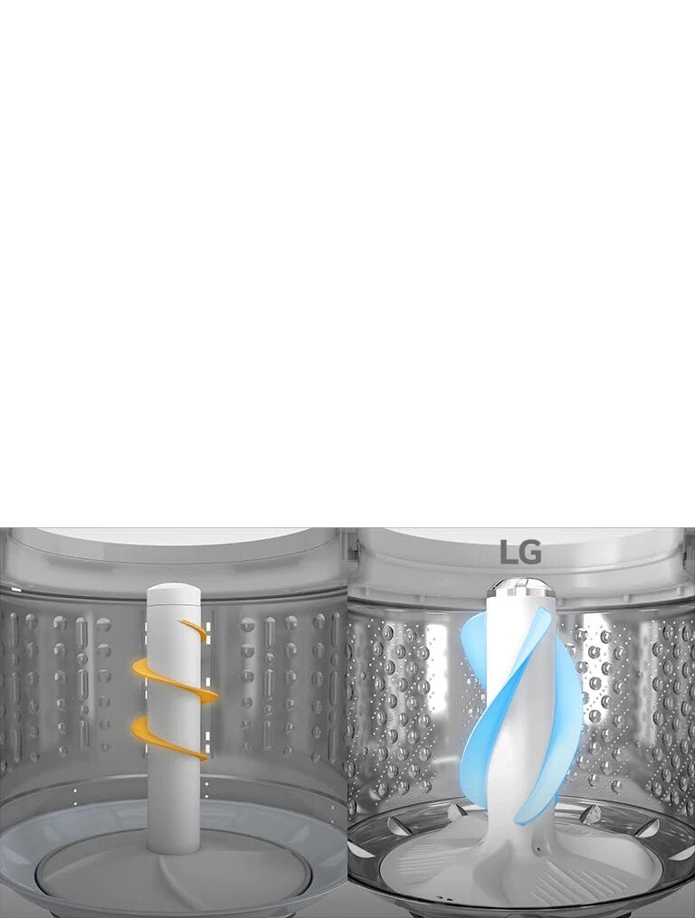 Dos videos muestran el agitador: uno en amarillo y otro en azul, con controles y un carrusel de imágenes.