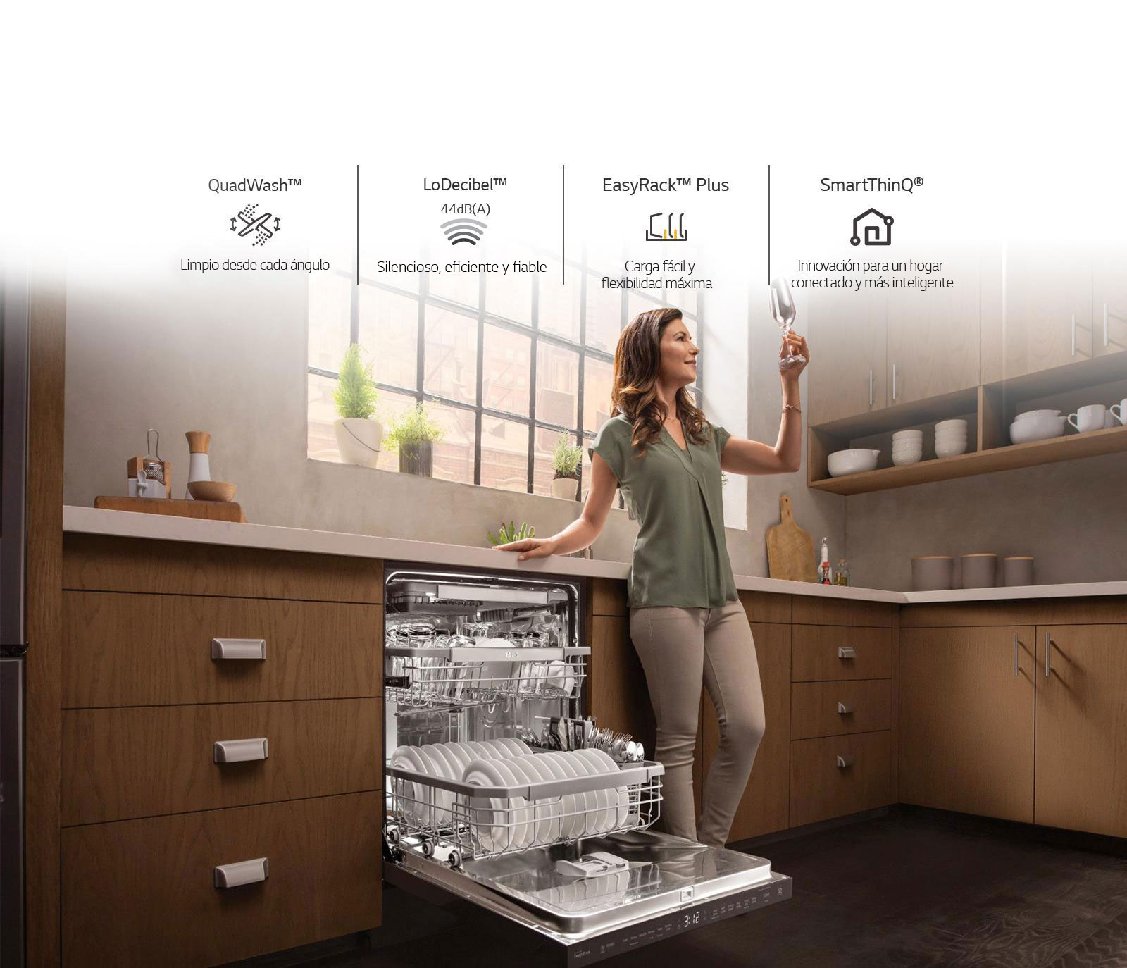 Cuatro razones para comprar un Lavavajillas LG1