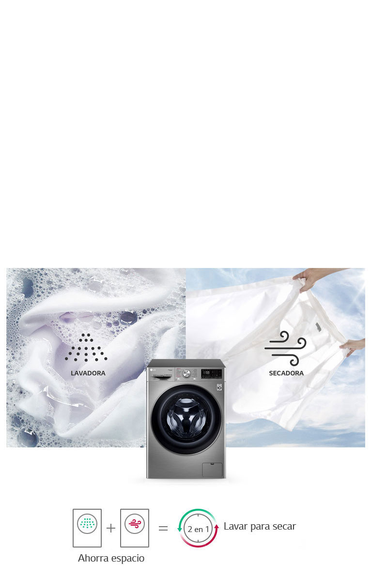 Lavadora y Secadora en Uno<br>2