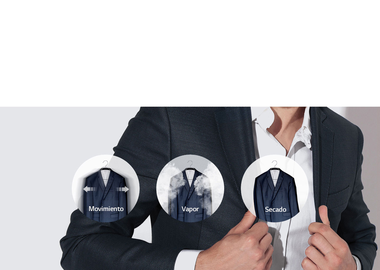 Sistema de vapor para el cuidado de tu ropa1