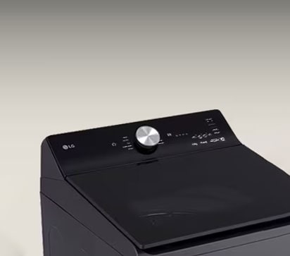 El control selector digital de la lavadora LG