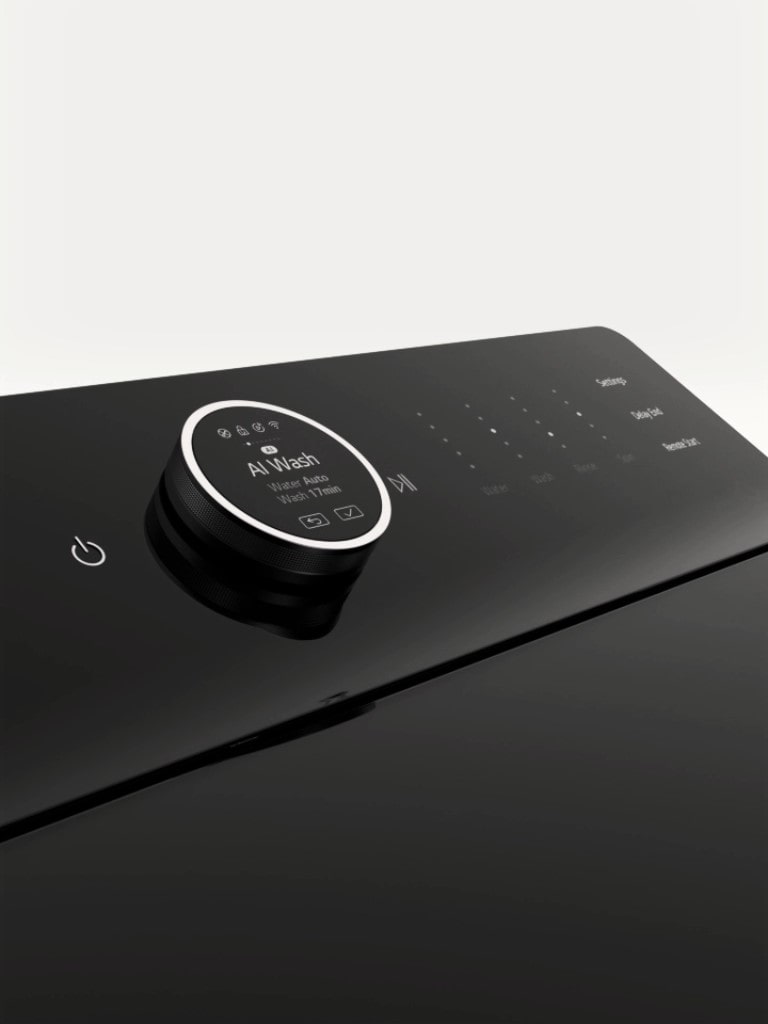 Vídeo que muestra el diseño, el selector y el panel de LG Toploader