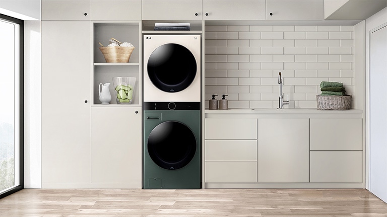 El video muestra cómo la LG WashTower reemplaza las lavadoras y secadoras, mejorando comodidad y espacio.