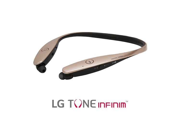 LG Auriculares Bluetooth LG TONE INFINIM™. Color Oro, HBS-900, thumbnail 3