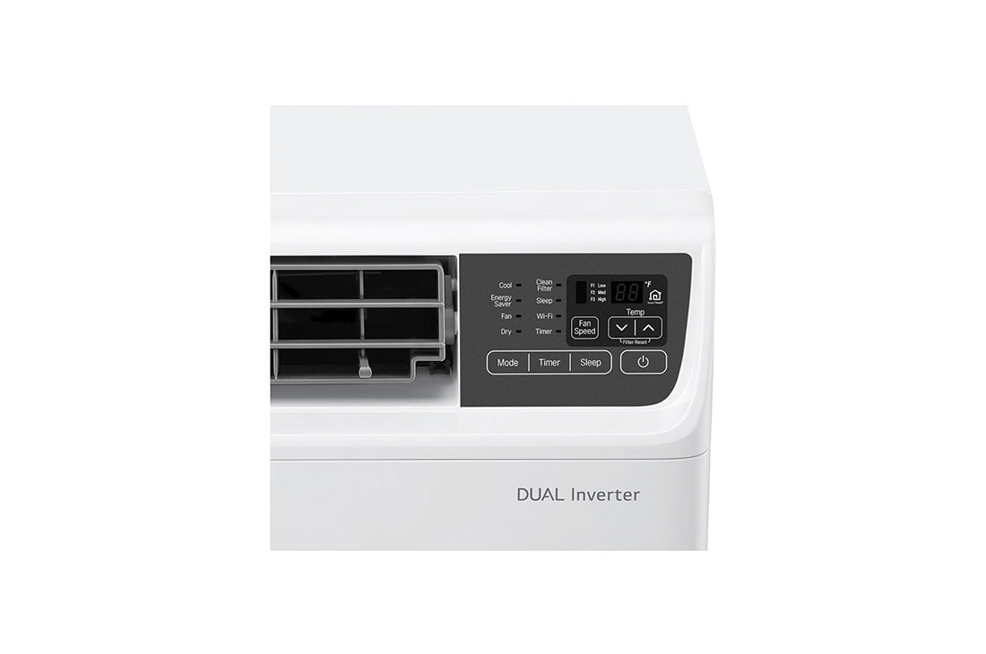 LG Aire Acondicionado de ventana DUAL Inverter Smart con Wi-Fi de 14,000 BTU, LW1517IVSM, thumbnail 3