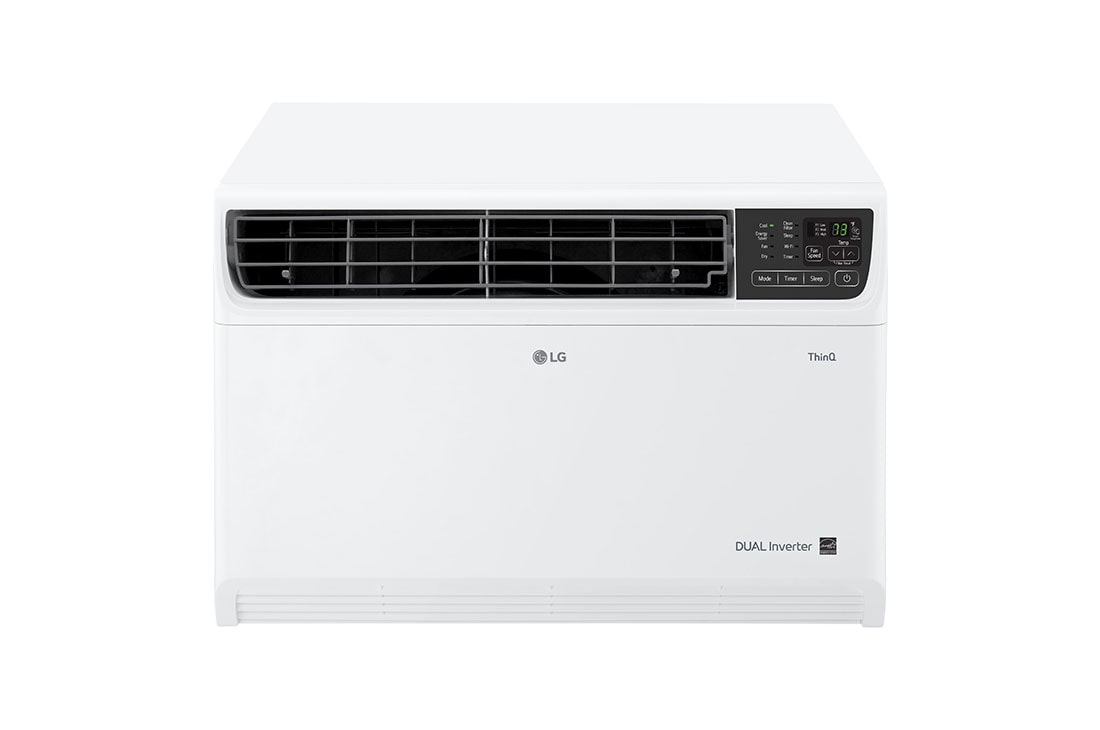 LG Aire Acondicionado de ventana DUAL Inverter Smart con Wi-Fi de 14,000 BTU, LW1517IVSM, LW1517IVSM