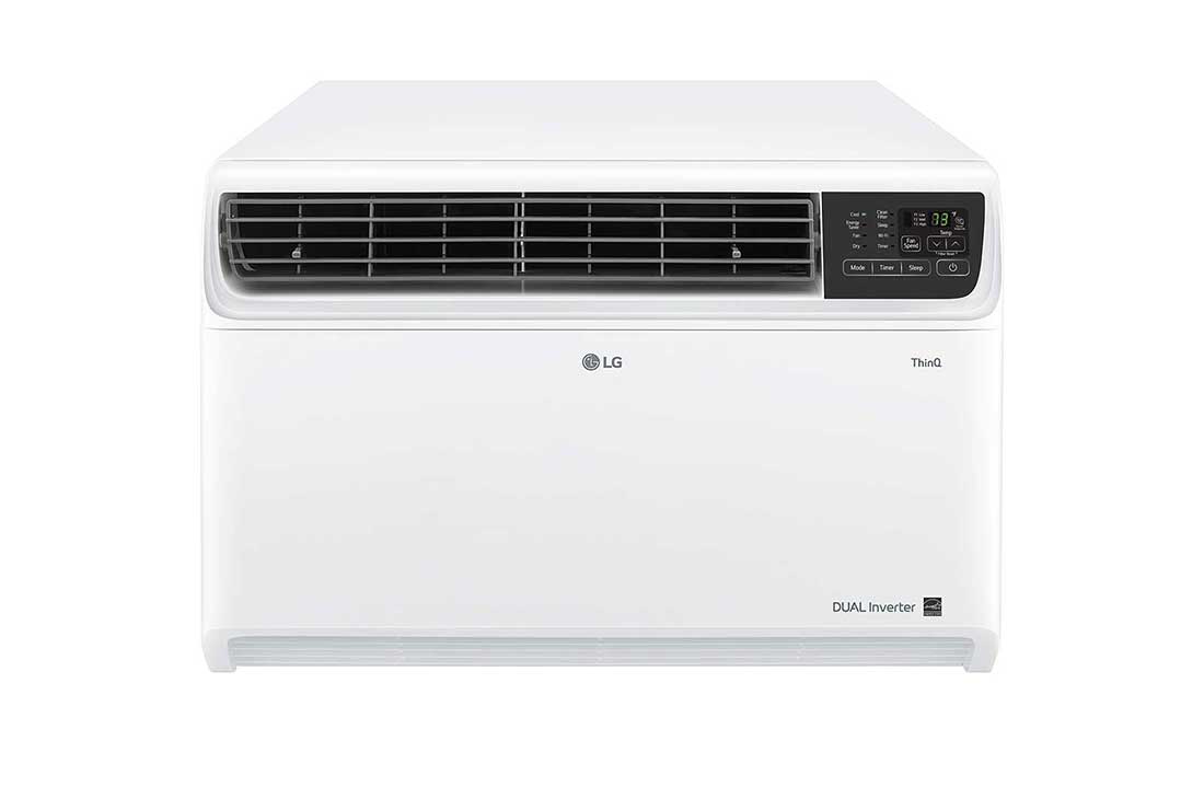 LG Aire acondicionado de ventana 18,000 BTU DUAL Inverter Smart con Wi-Fi, LW1817IVSM, LW1817IVSM