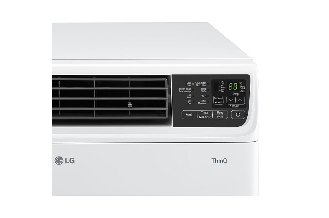 LG Aire Acondicionado de ventana DUAL Inverter Smart con Wi-Fi de 14,000 BTU, LW1522IVSM, LW1522IVSM, thumbnail 3