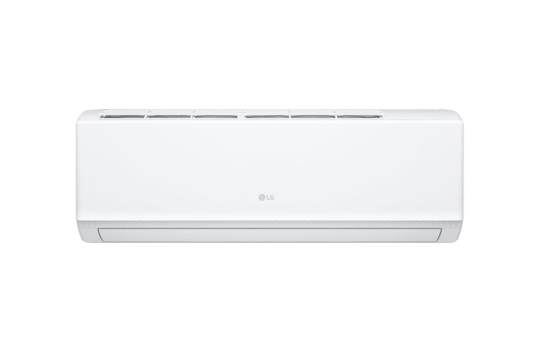 LG Aire acondicionado Split 12,000 BTU oscilación automática Auto diagnóstico, vista frontal, SX122CL2