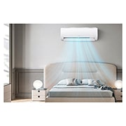 LG Aire Acondicionado  DUALCOOL Inverter, 2 Toneladas, 24,000 BTU/h, Solo Frío, 220V, Compresor Dual Inverter con 10 años de garantía, Pre Filtro, Recubrimiento Gold Fin™ en la condensadora., life style two, VX242C1, thumbnail 15