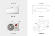 Aire Acondicionado LG DUALCOOL Inverter Tonelada 12 000 44 OFF