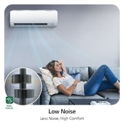 LG Aire Acondicionado LG DUALCOOL Inverter, 18,000 BTU/h, Solo Frío, 220V, Compresor Dual Inverter con 10 años de garantía, Pre Filtro, Recubrimiento Gold Fin™ en la condensadora., low noise, VX182C1, thumbnail 12