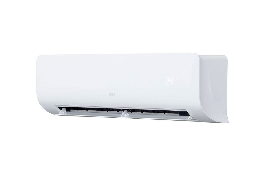 LG Aire acondicionado Minisplit On/Off, 11,000 BTU´s, Solo frio, 220V, Jet Mode, Oscilacion automatica, Smart Operation, left side view with front opened, SX122CS1, thumbnail 6