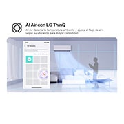 LG Aire Acondicionado DUALCOOL AI Air Fit de 12,000 BTU/h ThinQ™, Life-style1-view, VF122C31, thumbnail 3