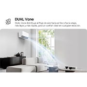 LG Aire Acondicionado DUALCOOL AI Air de 24,000 BTU/h ThinQ™, Life-style2-view, VF242C31, thumbnail 4